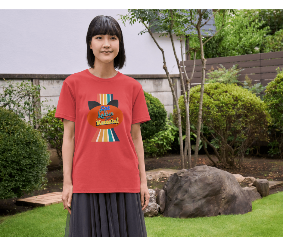Cat Ladies for Kamala T-Shirt, Kamala Harris for President