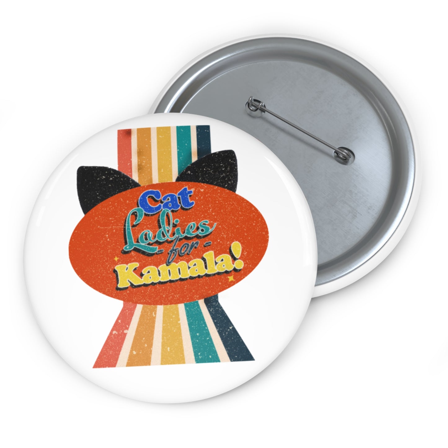 Cat Ladies for Kamala- Pin Button