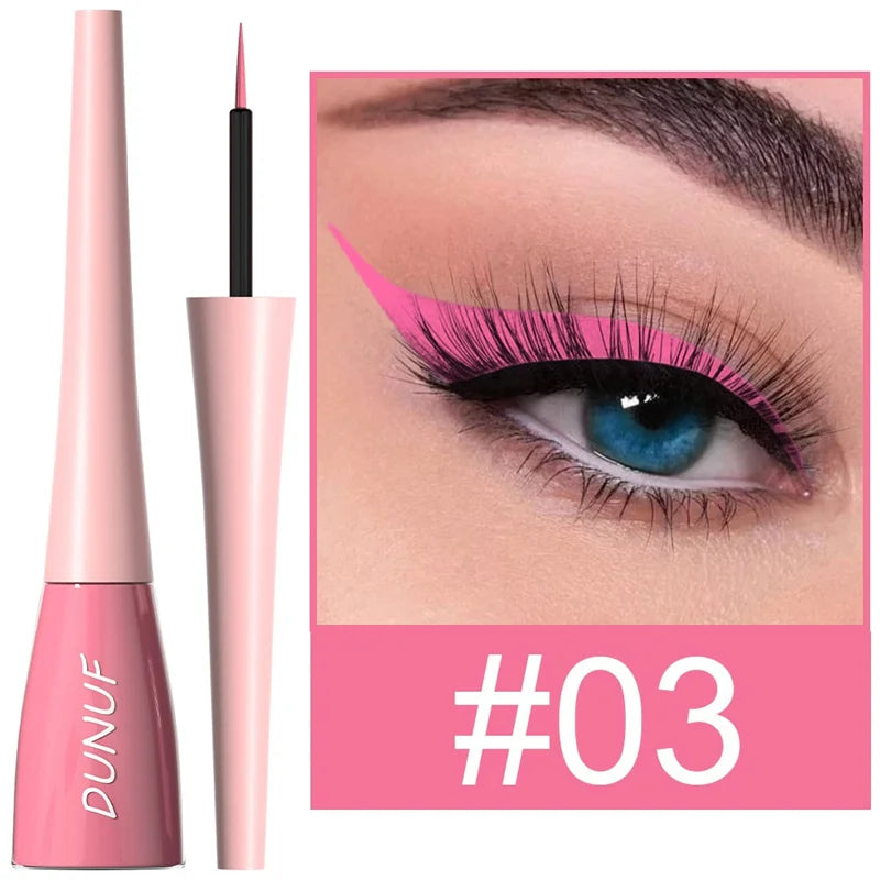 Eyeliner Colorful Liquid Waterproof Lasting Makeup Liquid Eye Liner Cosmetics Pen