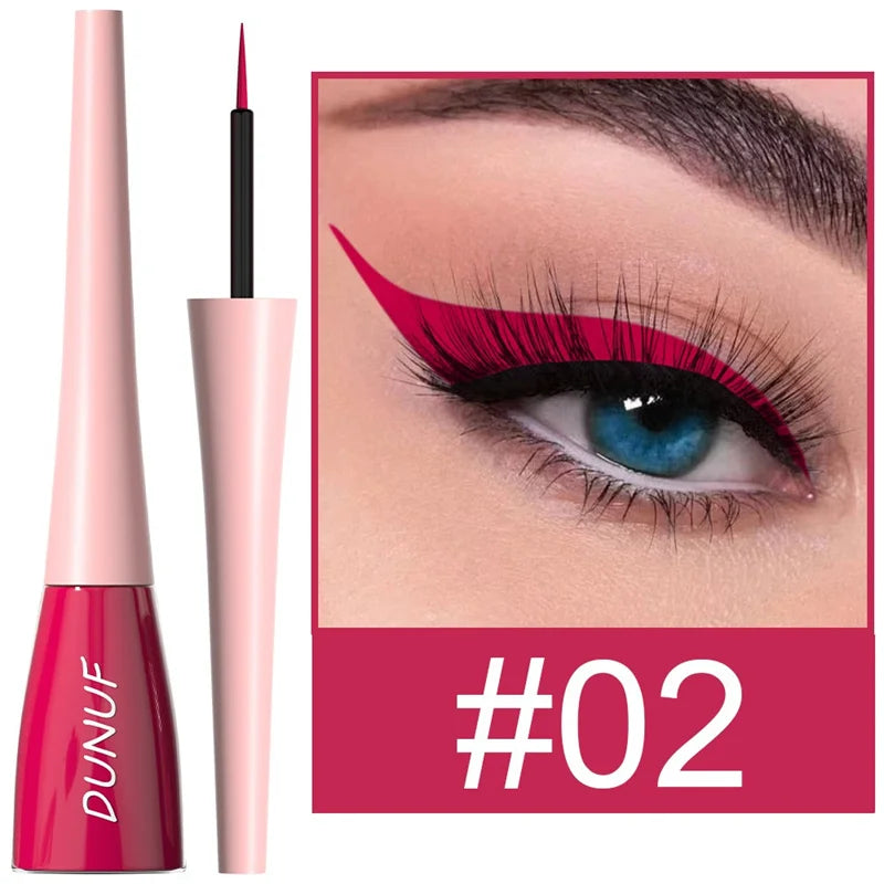 Eyeliner Colorful Liquid Waterproof Lasting Makeup Liquid Eye Liner Cosmetics Pen