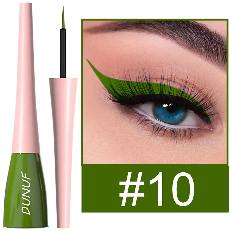 Eyeliner Colorful Liquid Waterproof Lasting Makeup Liquid Eye Liner Cosmetics Pen