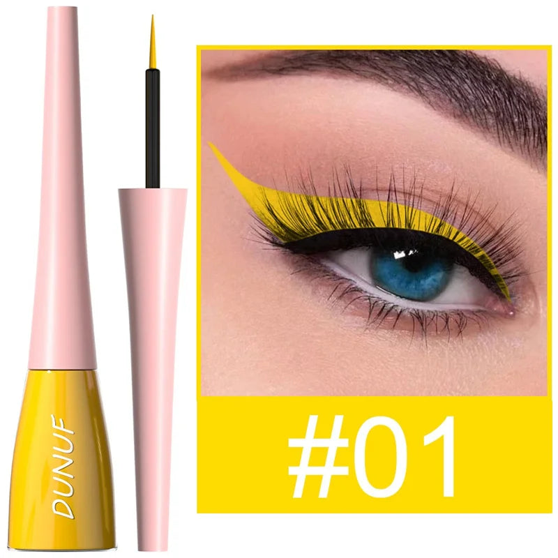 Eyeliner Colorful Liquid Waterproof Lasting Makeup Liquid Eye Liner Cosmetics Pen