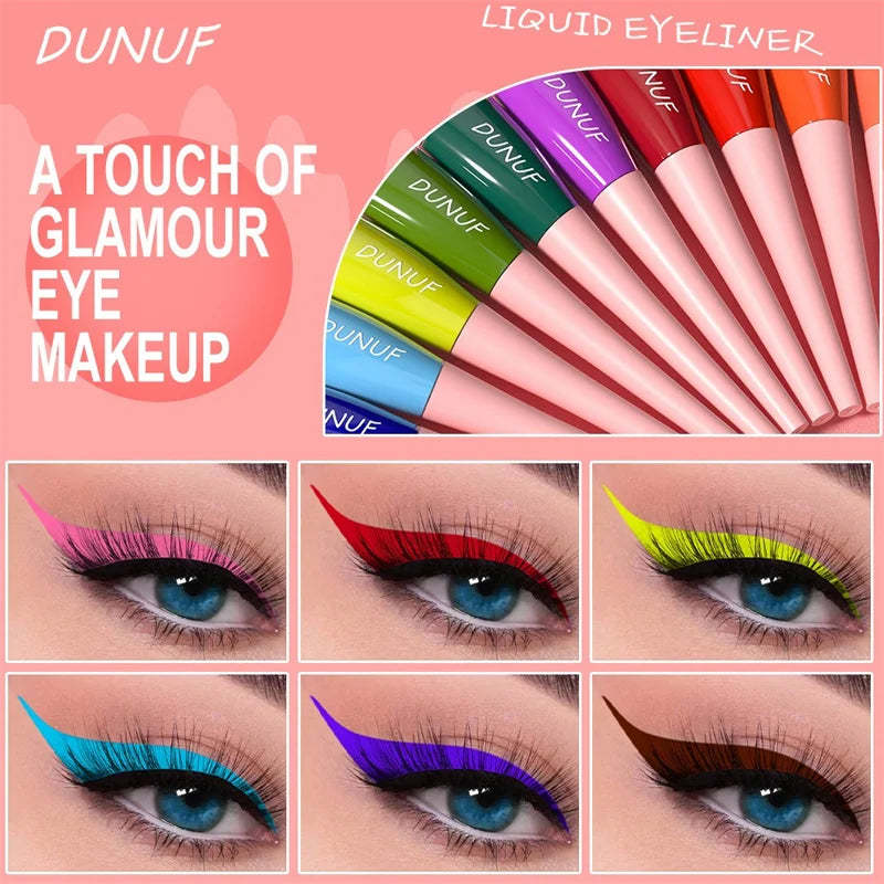 Eyeliner Colorful Liquid Waterproof Lasting Makeup Liquid Eye Liner Cosmetics Pen