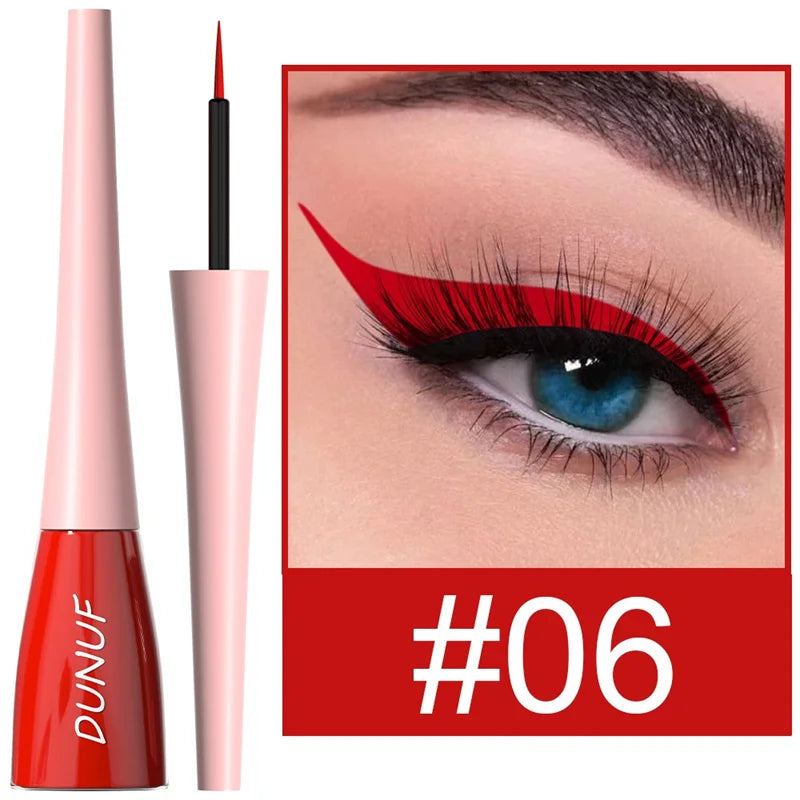 Eyeliner Colorful Liquid Waterproof Lasting Makeup Liquid Eye Liner Cosmetics Pen