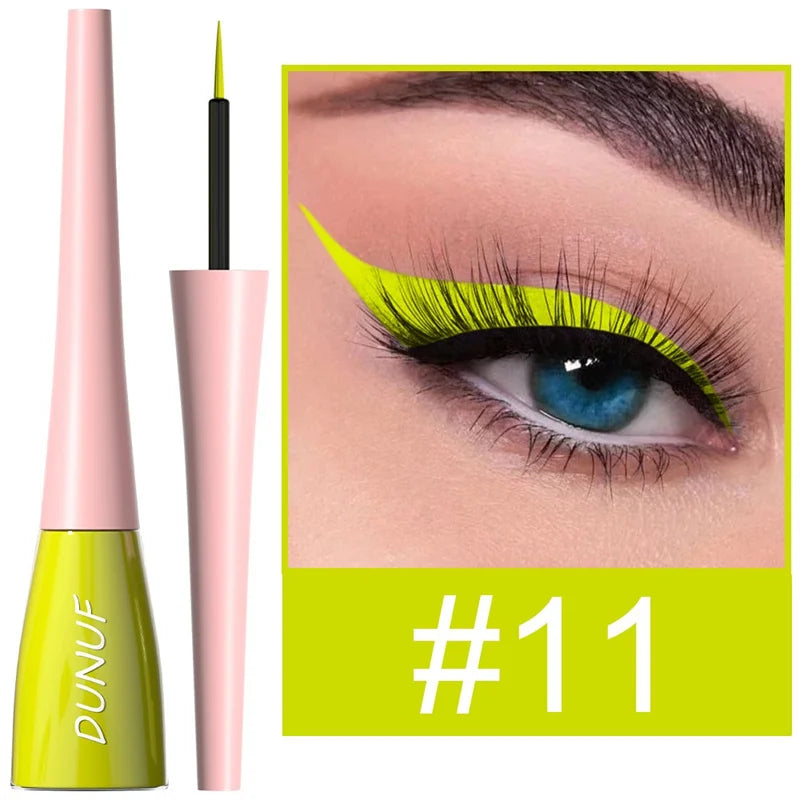 Eyeliner Colorful Liquid Waterproof Lasting Makeup Liquid Eye Liner Cosmetics Pen