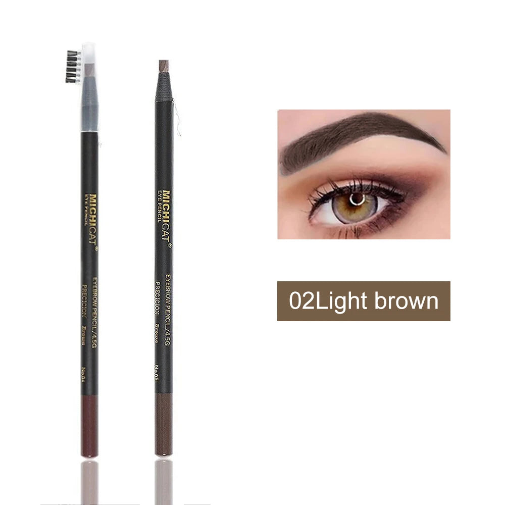 Eyebrow Pencil Waterproof Microblading Eyebrow Pen Tint Tattoo Eyebrows Makeup Natural Long Lasting Eye Brow Pencil