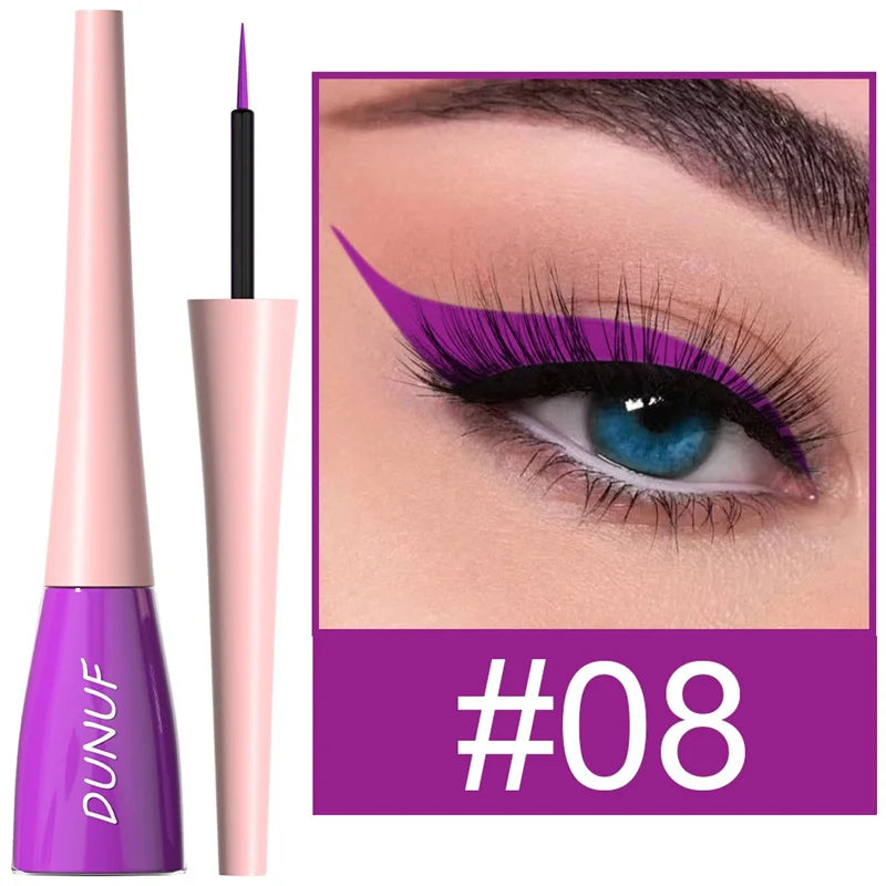 Eyeliner Colorful Liquid Waterproof Lasting Makeup Liquid Eye Liner Cosmetics Pen