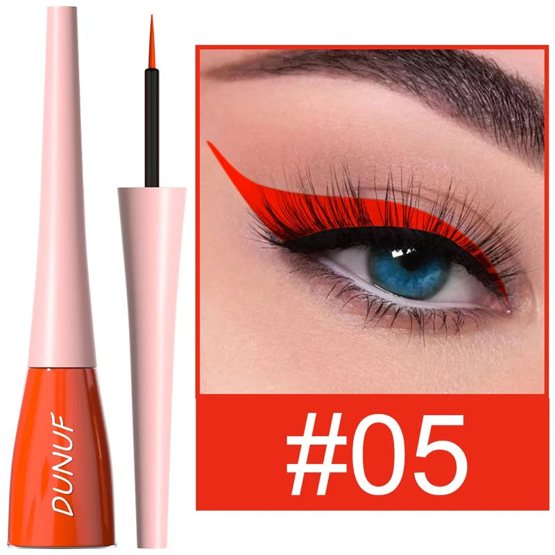 Eyeliner Colorful Liquid Waterproof Lasting Makeup Liquid Eye Liner Cosmetics Pen