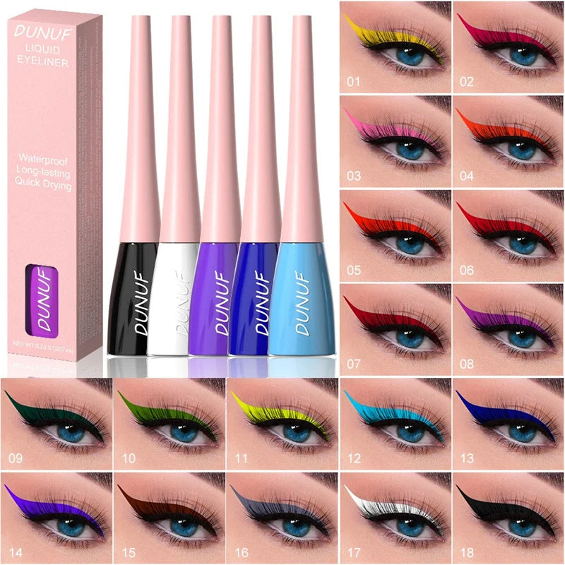 Eyeliner Colorful Liquid Waterproof Lasting Makeup Liquid Eye Liner Cosmetics Pen