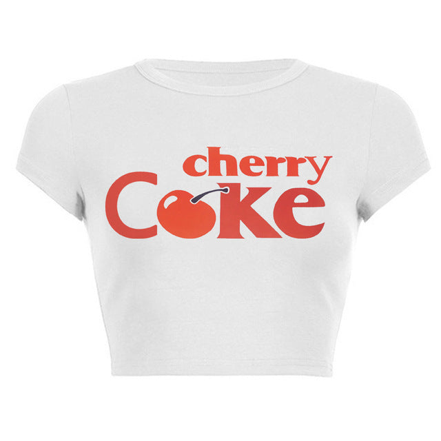 Cherry Coke Graphic Tee – Fresh & Sweet Style, T-shirt, Tee