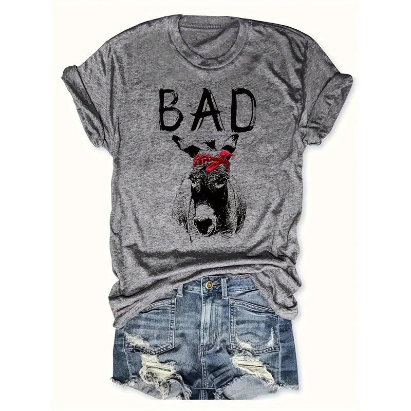 BAD Donkey Graphic Tee – Playful, Bold & Unapologetically Fun