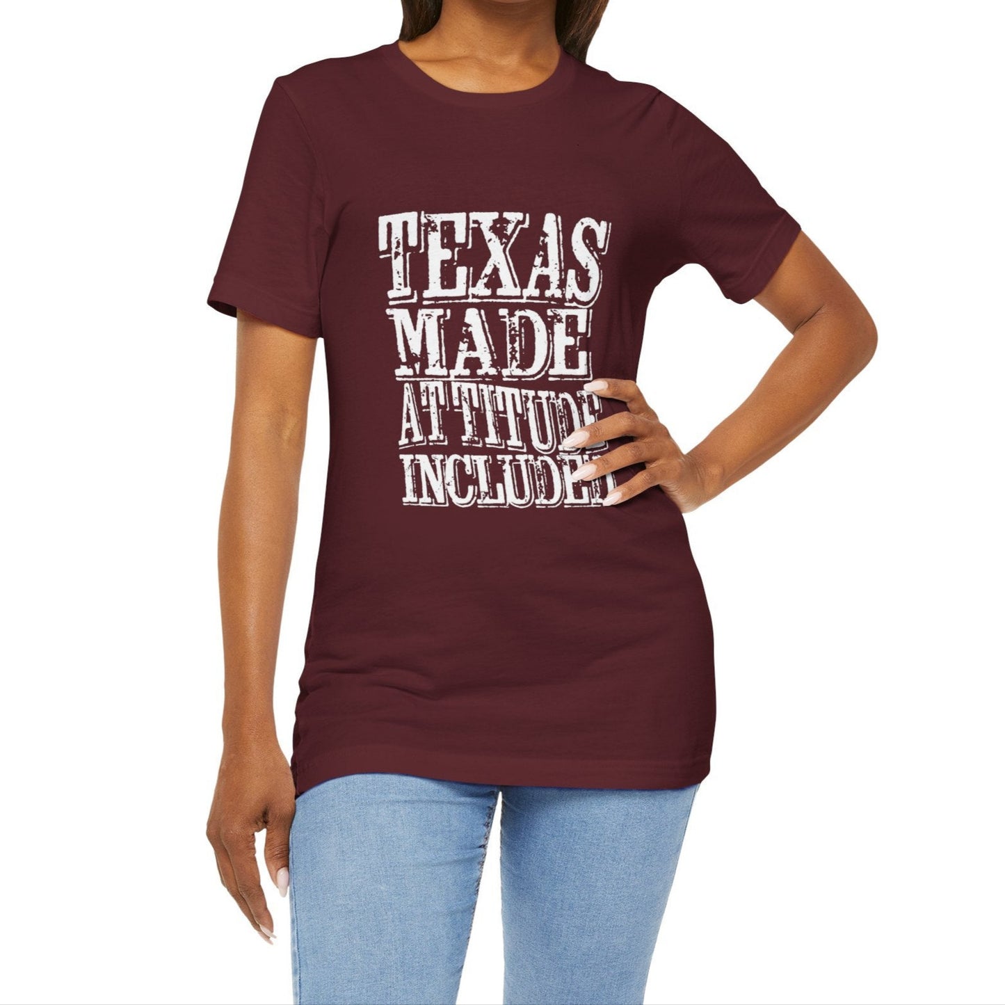 Texas Made, Attitude Included T-Shirt Texas Pride, Texas T-shirt, Lone Star Fans, Texas T-Shirt