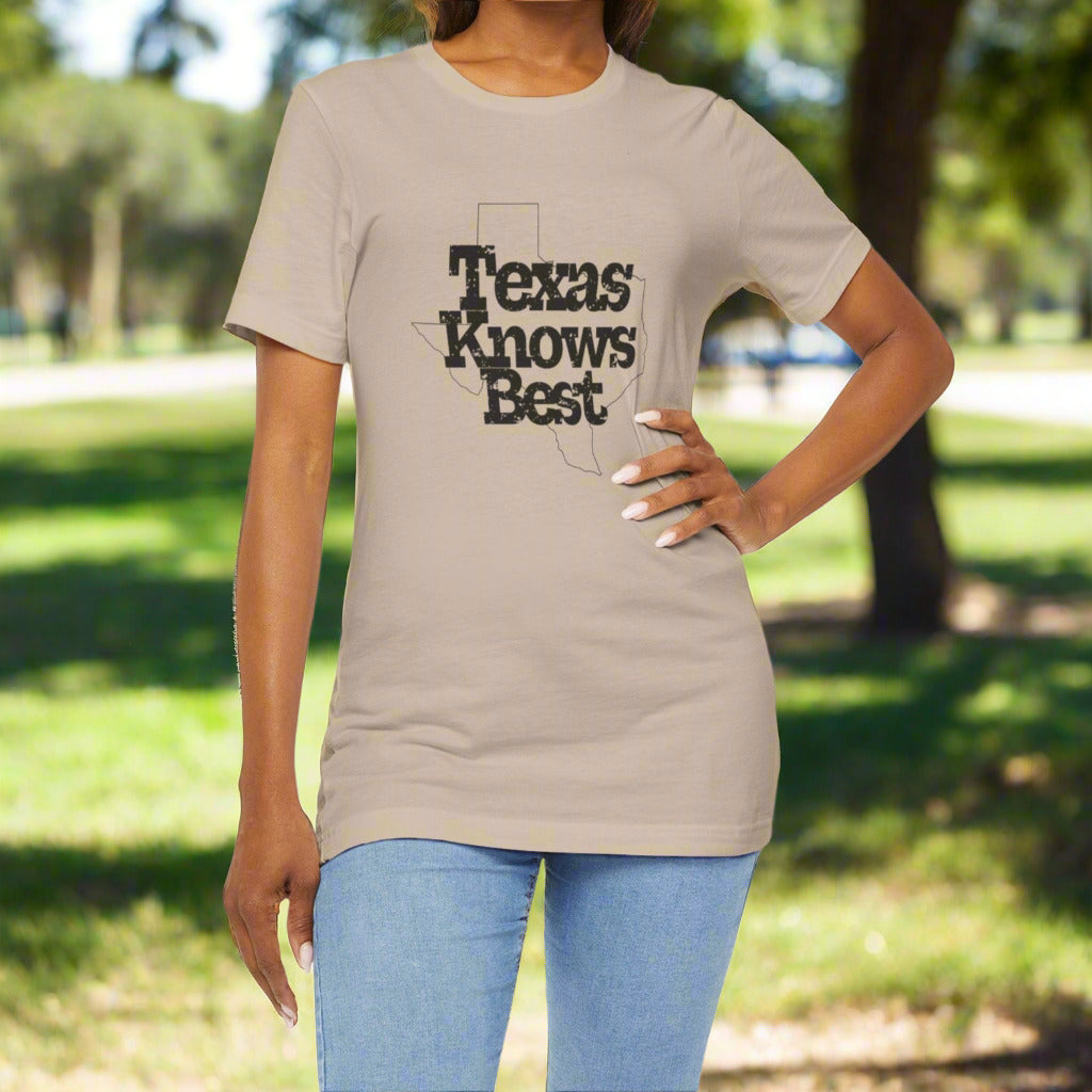 Texas Knows Best T-Shirt Texas Fans Texas Pride, Texas T-shirt, Lone Star Fans, Texas T-Shirt