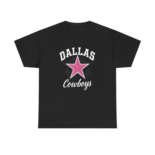 Dallas Cowboys, Pink Star, Cowboy fans, T-shirt, Dallas Texas
