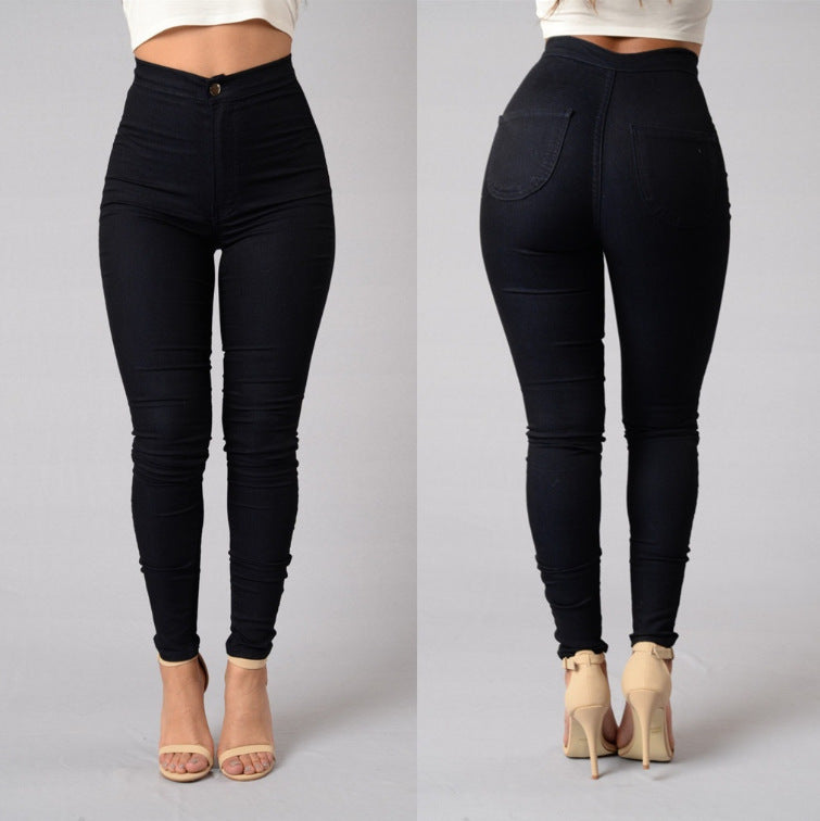 High Waist Leggings Jeans, jeggings
