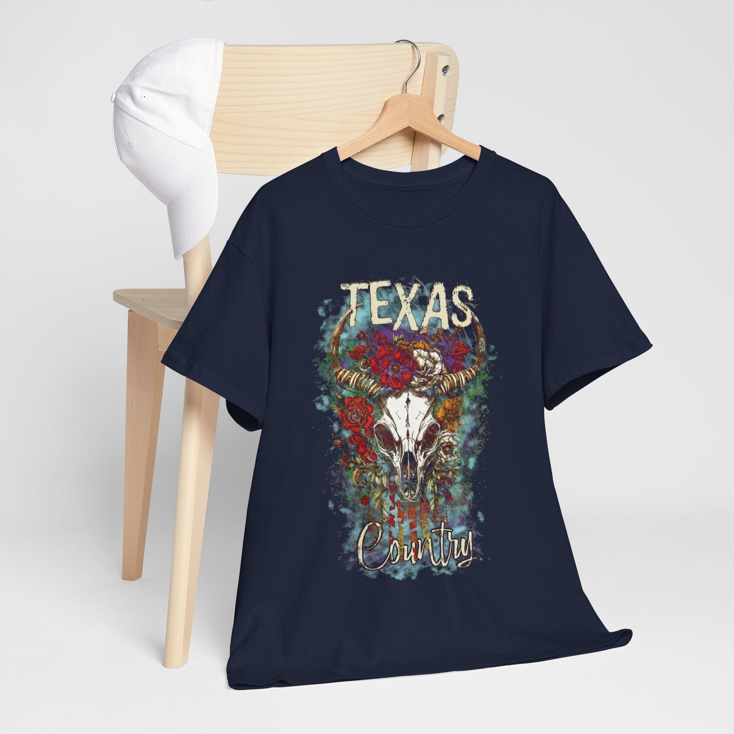 Texas Country T-shirt, Tee, Texas Pride, Texas gift, longhorn, skulls
