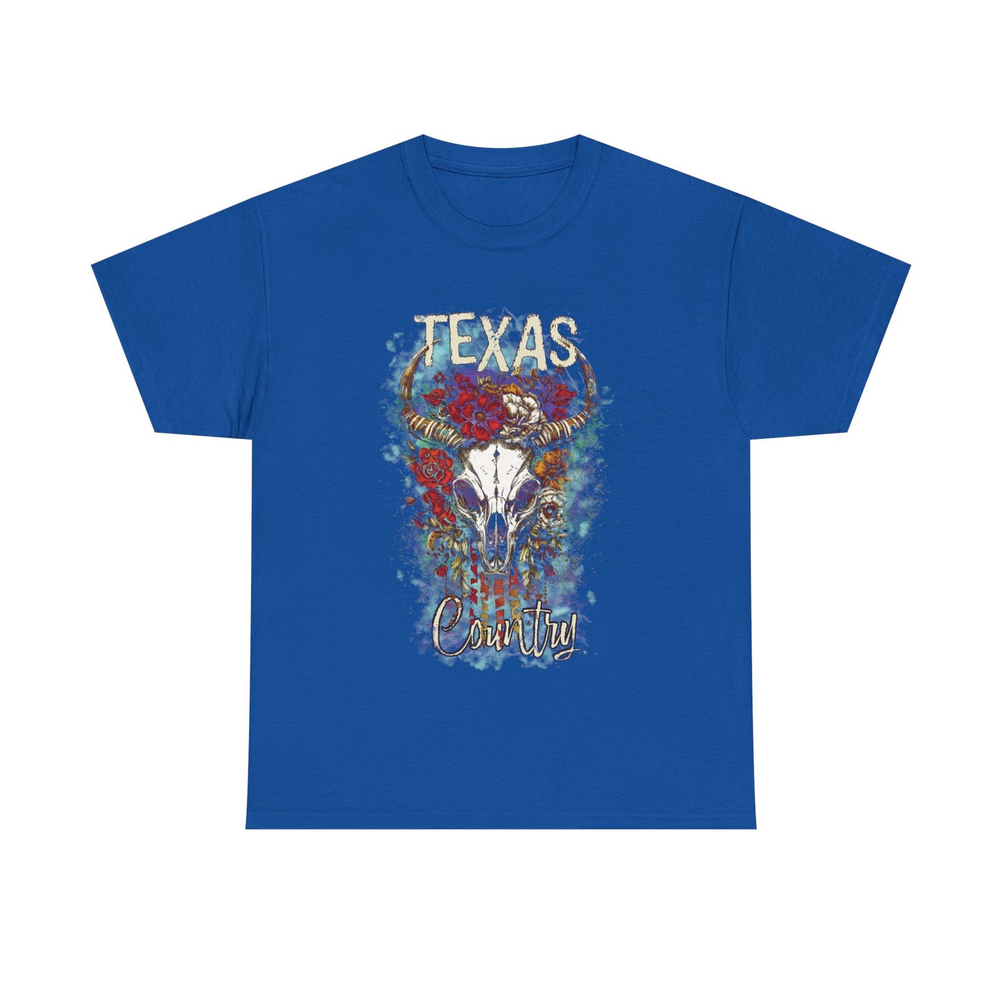 Texas Country T-shirt, Tee, Texas Pride, Texas gift, longhorn, skulls