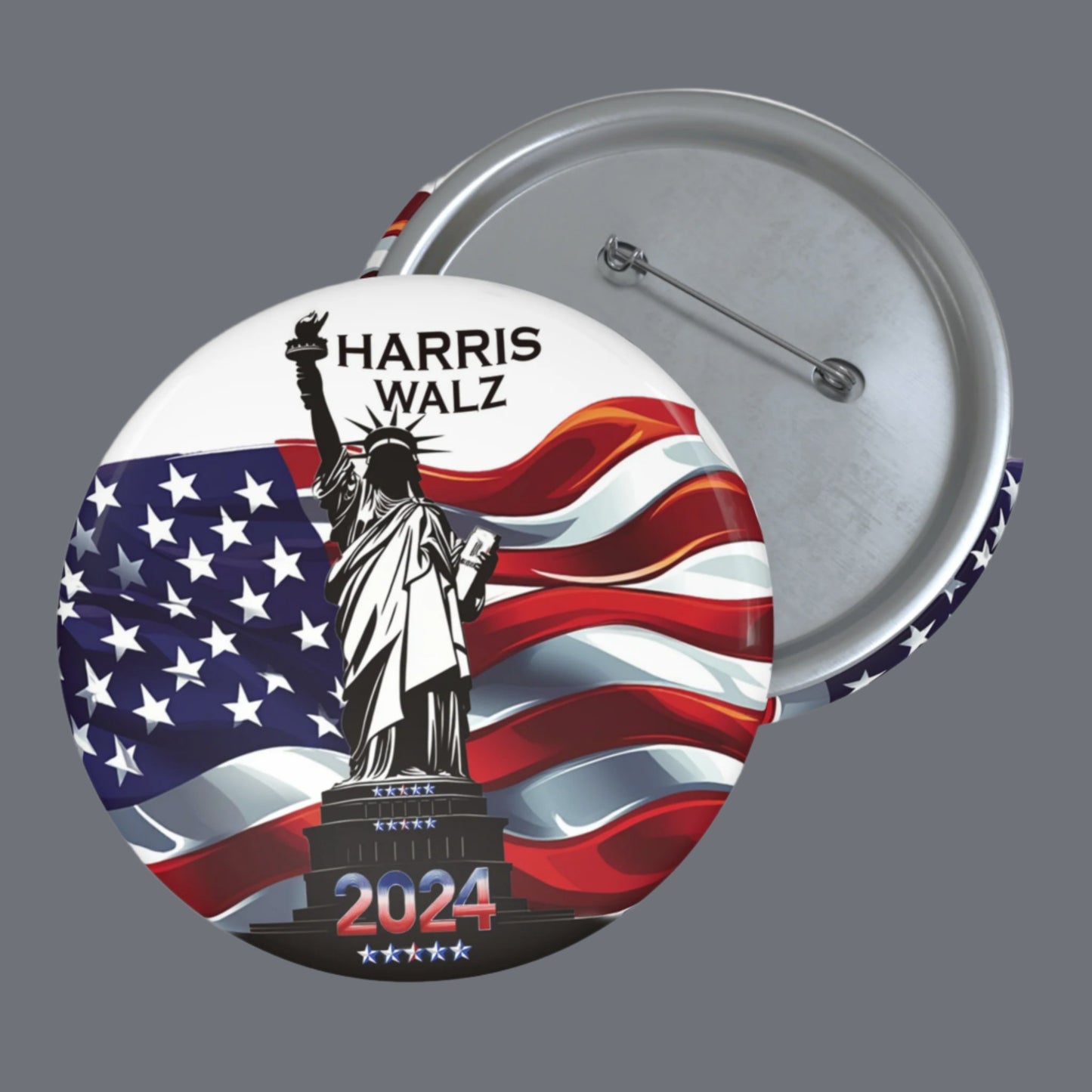 Harris Walz 2024 - Pin Button