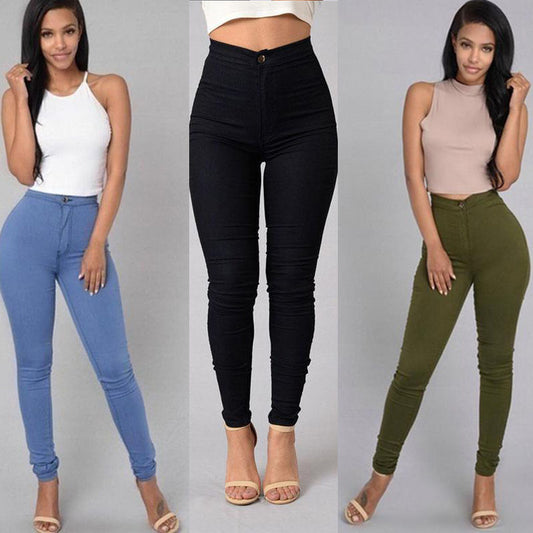 High Waist Leggings Jeans, jeggings
