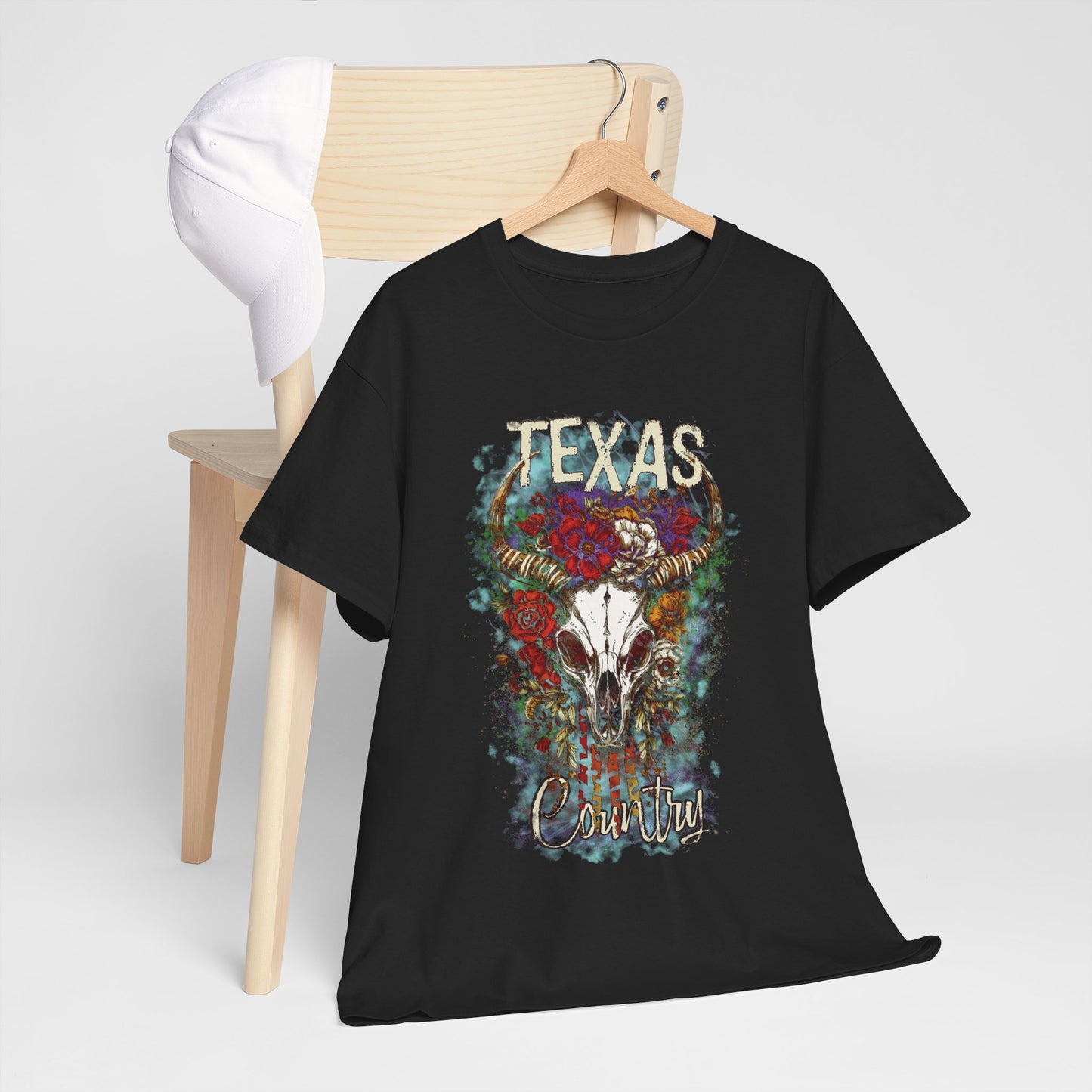 Texas Country T-shirt, Tee, Texas Pride, Texas gift, longhorn, skulls