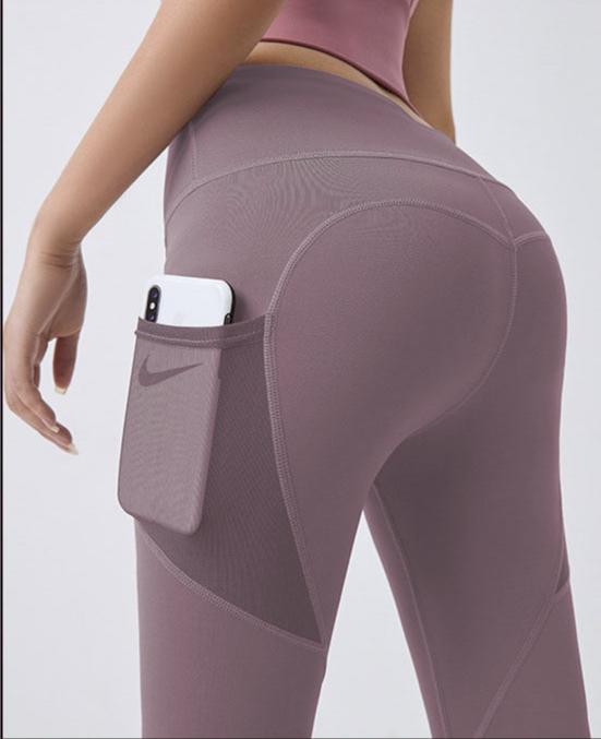 Yoga Pants With Pocket Leggings Sport Girl Gym Leggings Tummy Control Jogging Tights Fitness Pants