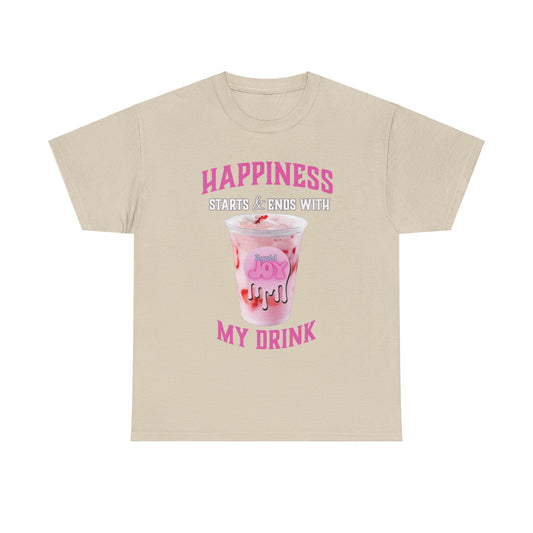 My Happiness T-Shirt, Pink Drink