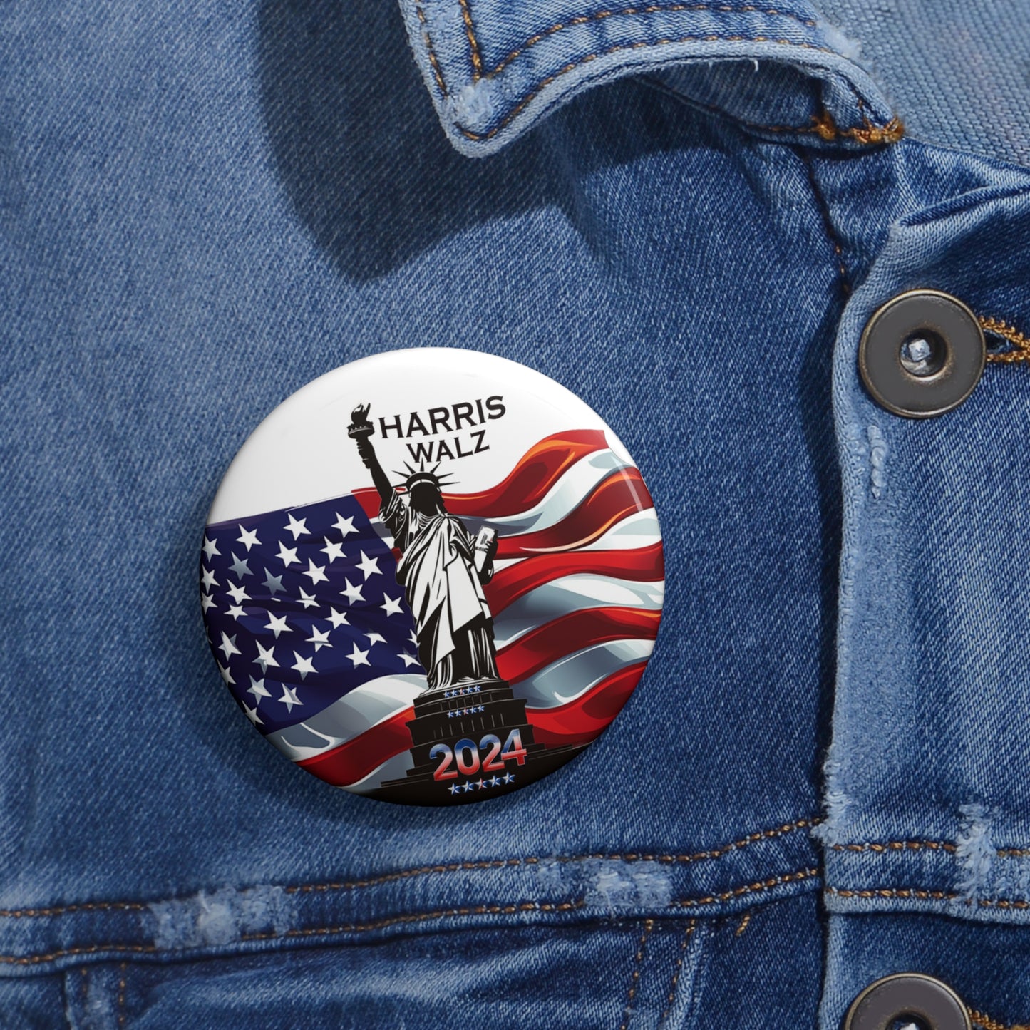 Harris Walz 2024 - Pin Button