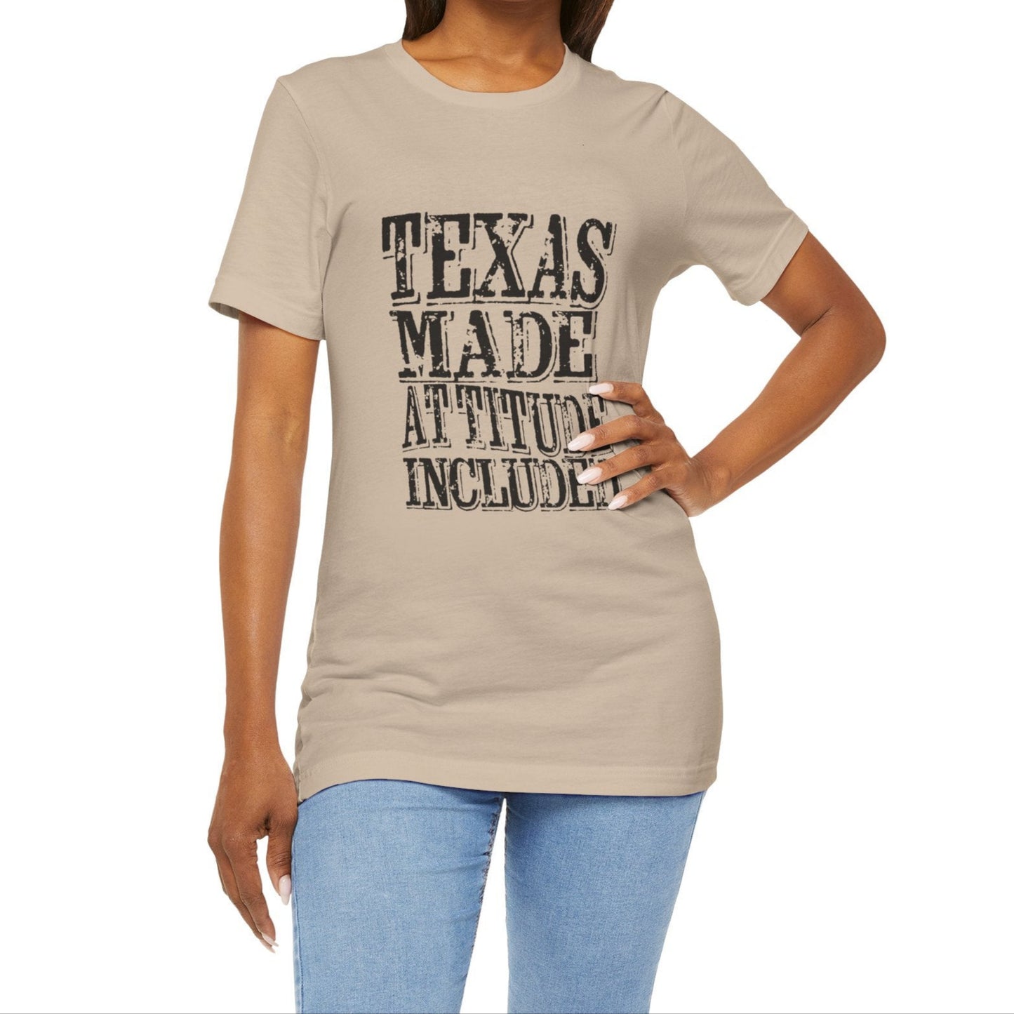 Texas Made, Attitude Included T-Shirt Texas Pride, Texas T-shirt, Lone Star Fans, Texas T-Shirt