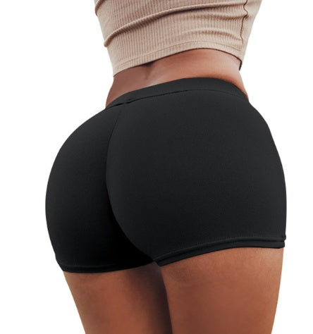High-Waist Spandex Sculpting Shorts yoga shorts