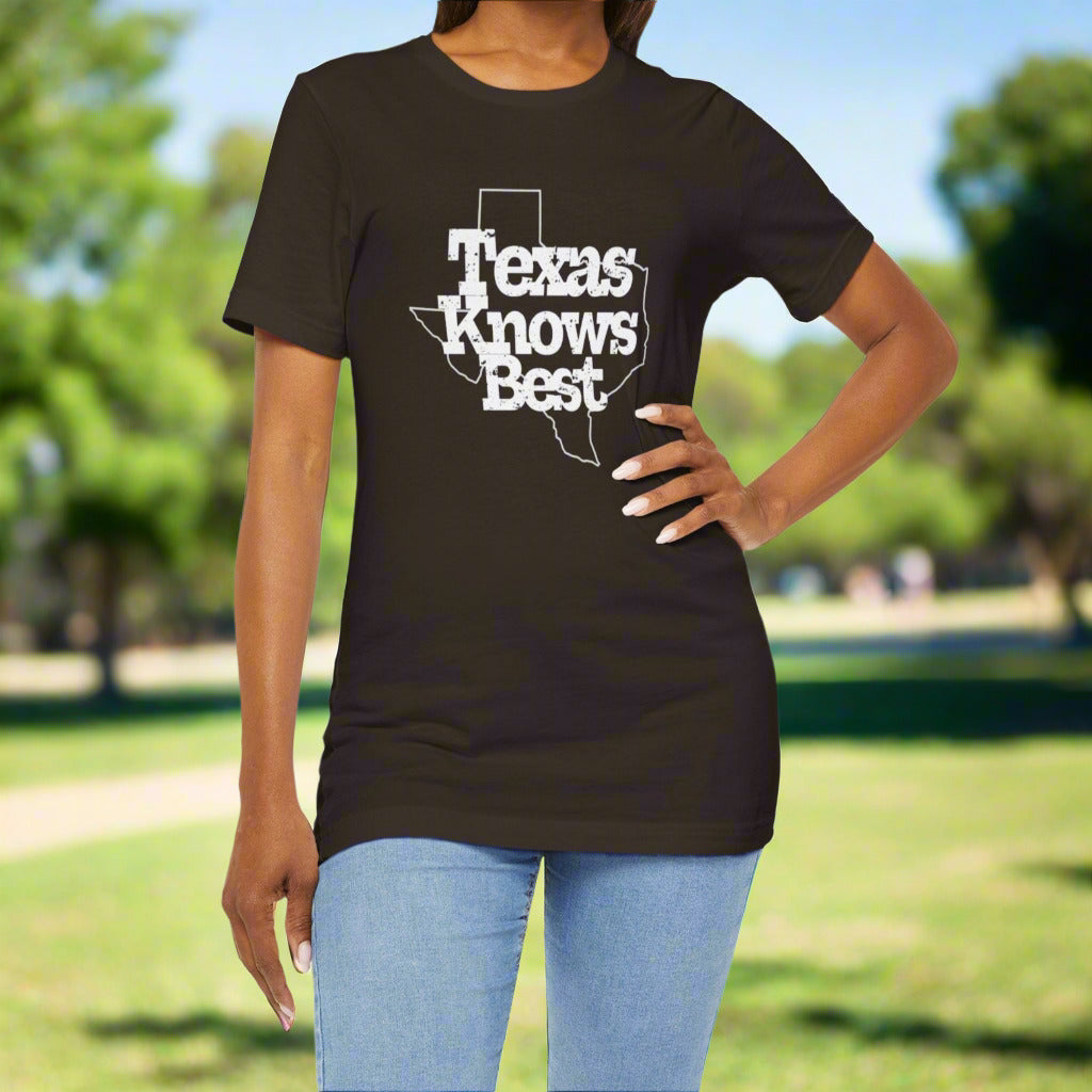 Texas Knows Best T-Shirt Texas Fans Texas Pride, Texas T-shirt, Lone Star Fans, Texas T-Shirt