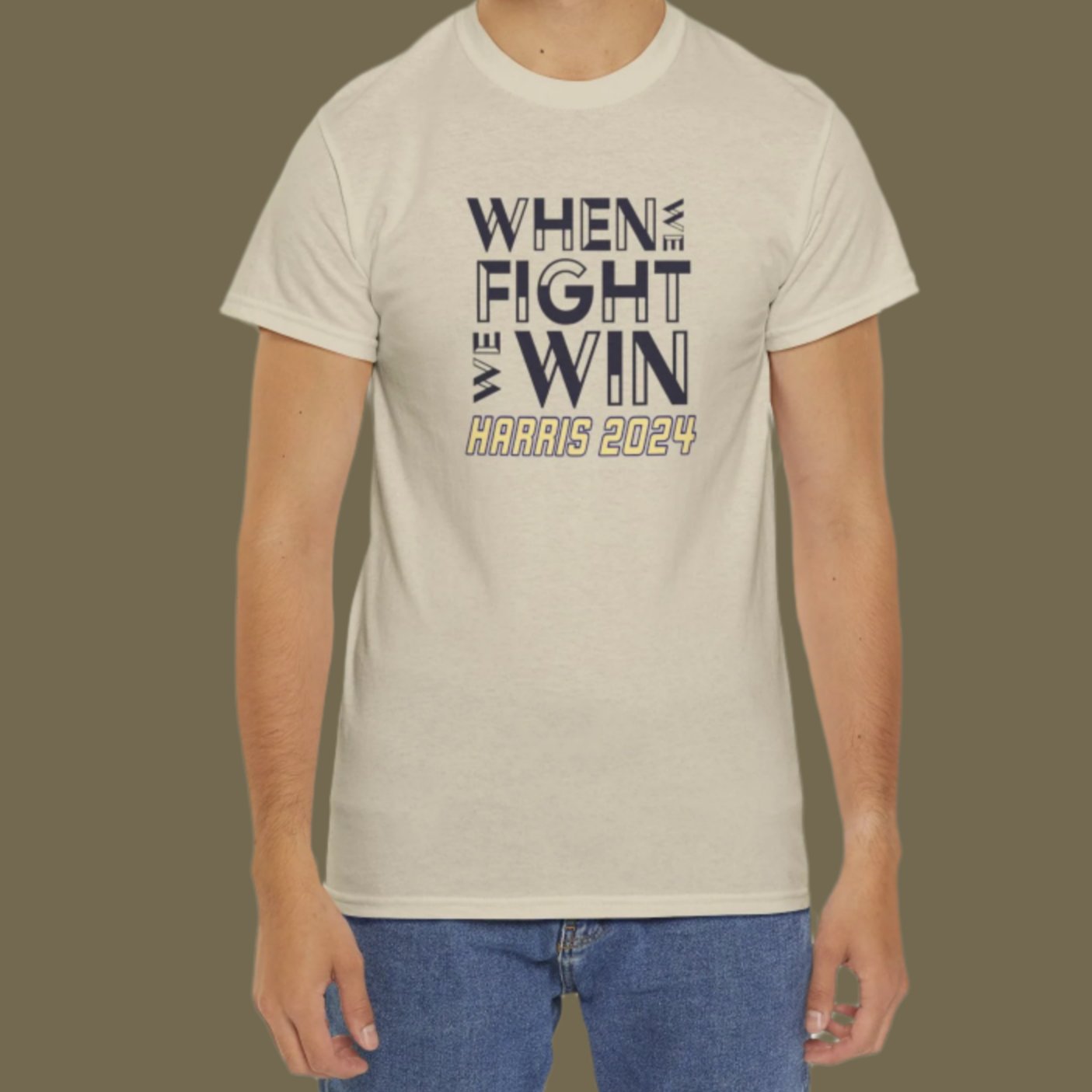 When We Fight We Win T-Shirt, Kamala Harris for President