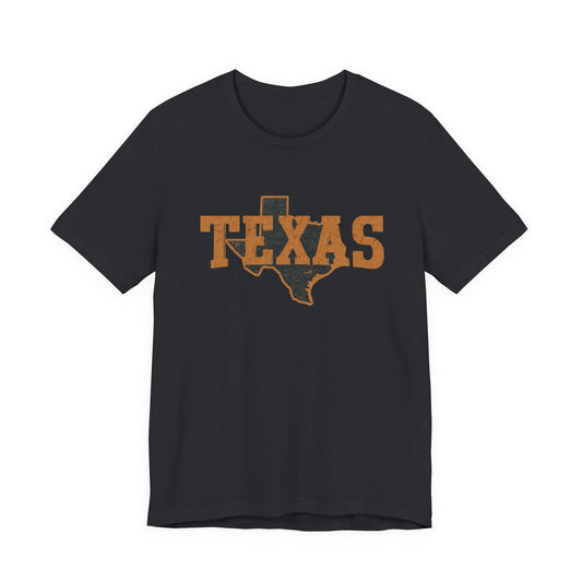 Texas Burnt Orange Tee, Texas Fans T-Shirt