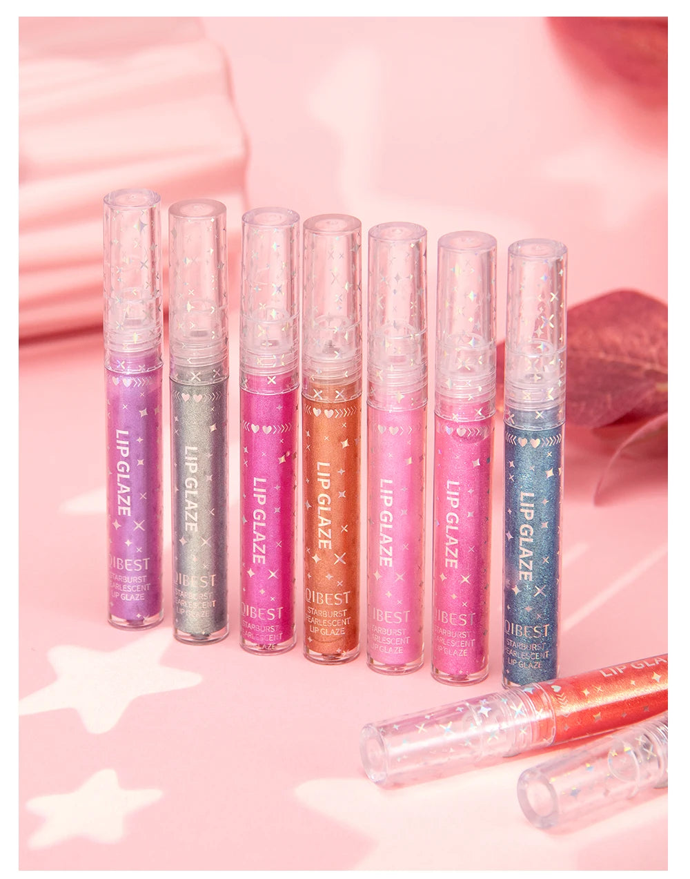 Diamond Shiny Lip Gloss Moisturizing Long Lasting Waterproof Glitter Lipstick Lips Makeup Crystal Lip Tint Blam Cosmetic