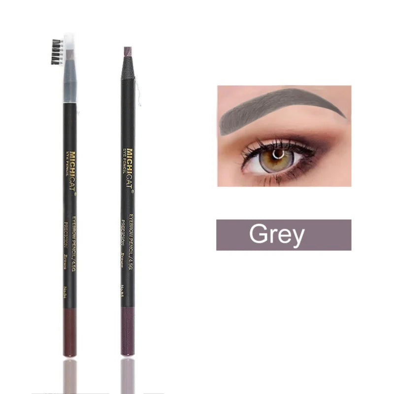 Eyebrow Pencil Waterproof Microblading Eyebrow Pen Tint Tattoo Eyebrows Makeup Natural Long Lasting Eye Brow Pencil