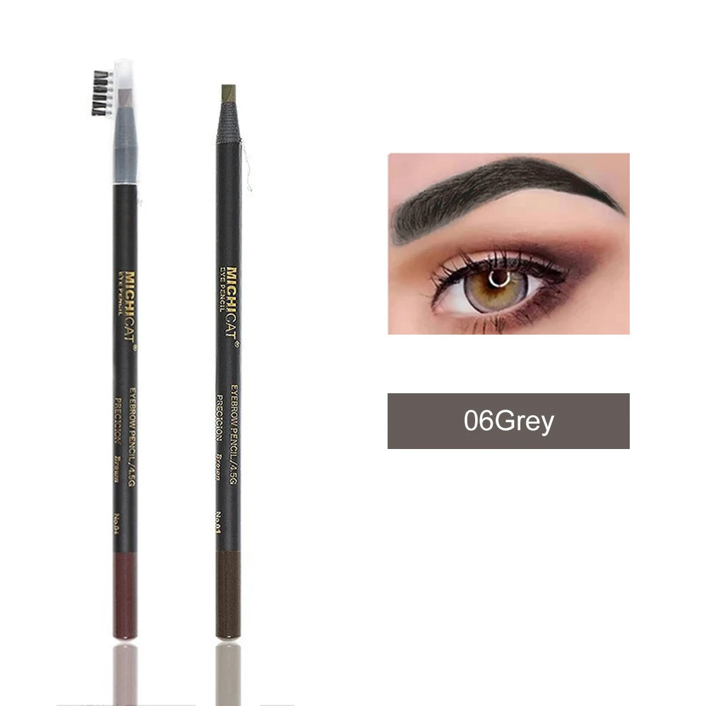 Eyebrow Pencil Waterproof Microblading Eyebrow Pen Tint Tattoo Eyebrows Makeup Natural Long Lasting Eye Brow Pencil
