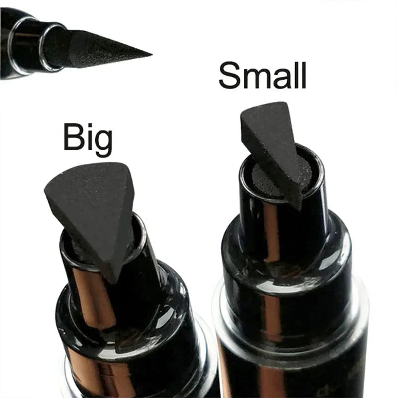 Liquid Eyeliner Stamp Marker Pen Waterproof Long Lasting Double-ended Cosmetic Makeup Eye Liner