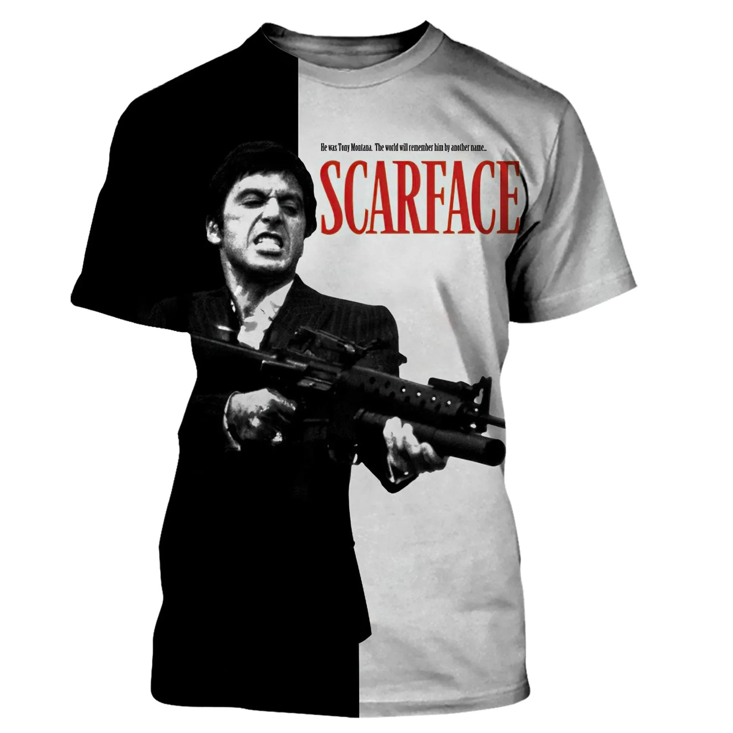 Scarface Printed T-shirt 3D Summer Men Women Casual Harajuku Style Tee shirt Oversized Street Kid Y2k Top