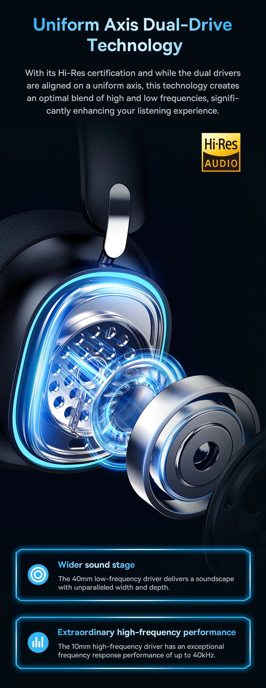 Wireless Headphone With Mic Over-Ear Headphones Bluetooth 5.3 40Mm Driver 2.4G/Wireless/Cable Rgb Headsets