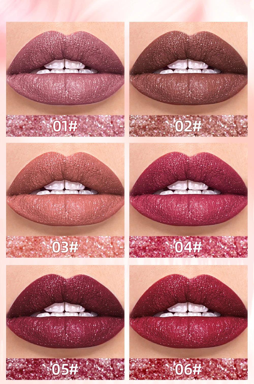 Diamond Shiny Lip Gloss Moisturizing Long Lasting Waterproof Glitter Lipstick Lips Makeup Crystal Lip Tint Blam Cosmetic