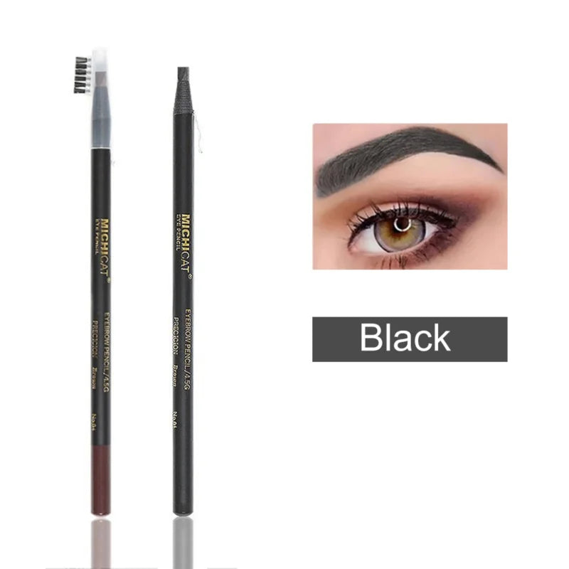 Eyebrow Pencil Waterproof Microblading Eyebrow Pen Tint Tattoo Eyebrows Makeup Natural Long Lasting Eye Brow Pencil
