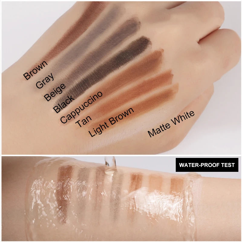 Eyebrow Pencil Waterproof Microblading Eyebrow Pen Tint Tattoo Eyebrows Makeup Natural Long Lasting Eye Brow Pencil