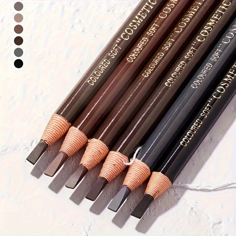 Eyebrow Pencil, Tear Off Pull Line, Natural Color Rendering, Sweat Proof And Smudge Proof Eyebro