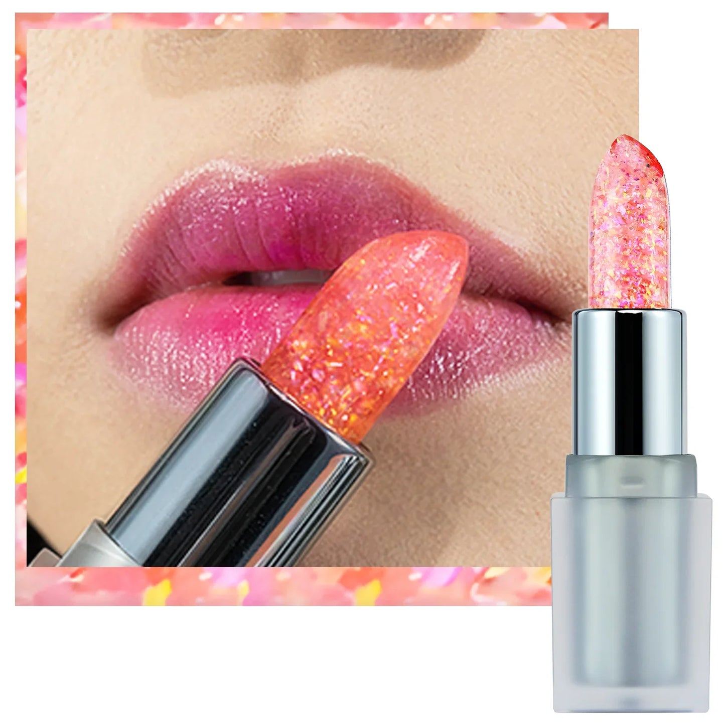 Magicolor Lipstick star glow lipstick PH change shift colors lip gloss nourish moisture professional lip makeup
