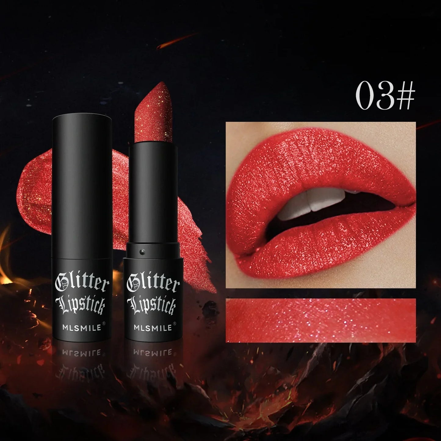 Diamond Lipstick Matte Glitter Lip Tint Balm Waterproof Long Lasting Pearl Shine Lip Gloss White Shimmer Sexy Lip Makeup