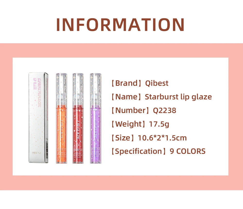 Diamond Shiny Lip Gloss Moisturizing Long Lasting Waterproof Glitter Lipstick Lips Makeup Crystal Lip Tint Blam Cosmetic