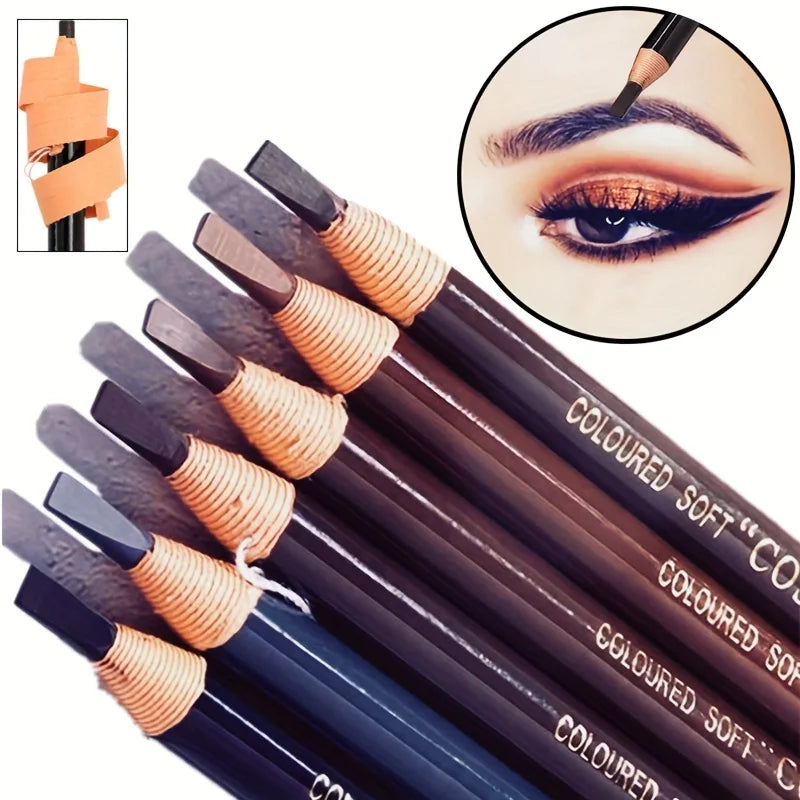 Eyebrow Pencil, Tear Off Pull Line, Natural Color Rendering, Sweat Proof And Smudge Proof Eyebro