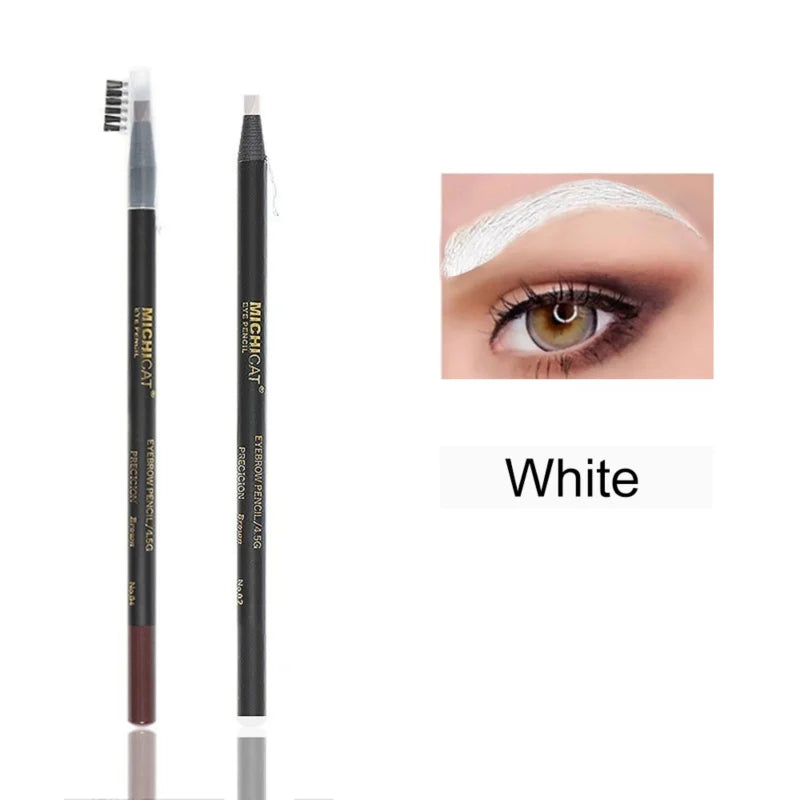 Eyebrow Pencil Waterproof Microblading Eyebrow Pen Tint Tattoo Eyebrows Makeup Natural Long Lasting Eye Brow Pencil