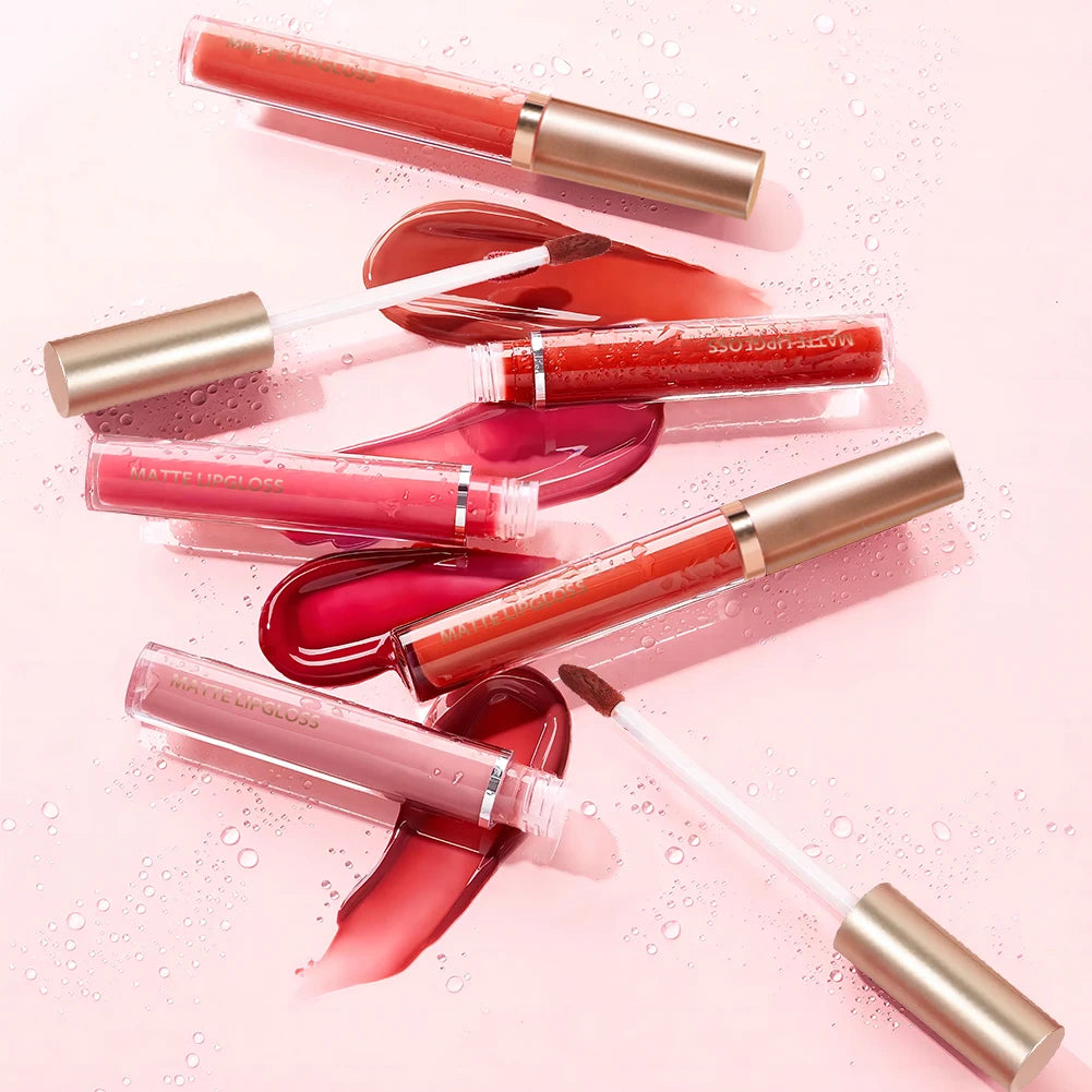 Matte Lip Gloss Oil Kit 6-Piece