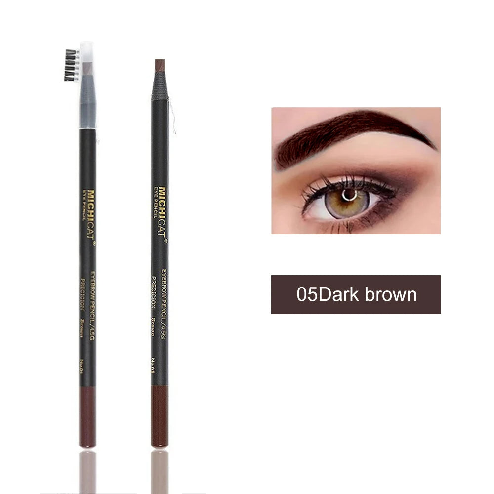Eyebrow Pencil Waterproof Microblading Eyebrow Pen Tint Tattoo Eyebrows Makeup Natural Long Lasting Eye Brow Pencil