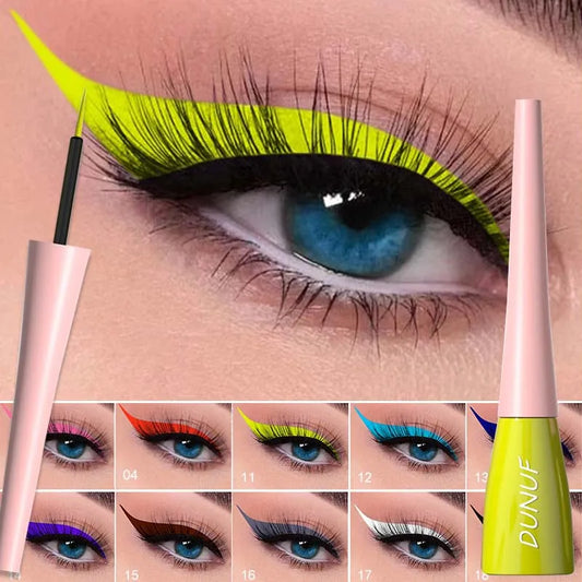 Eyeliner Colorful Liquid Waterproof Lasting Makeup Liquid Eye Liner Cosmetics Pen